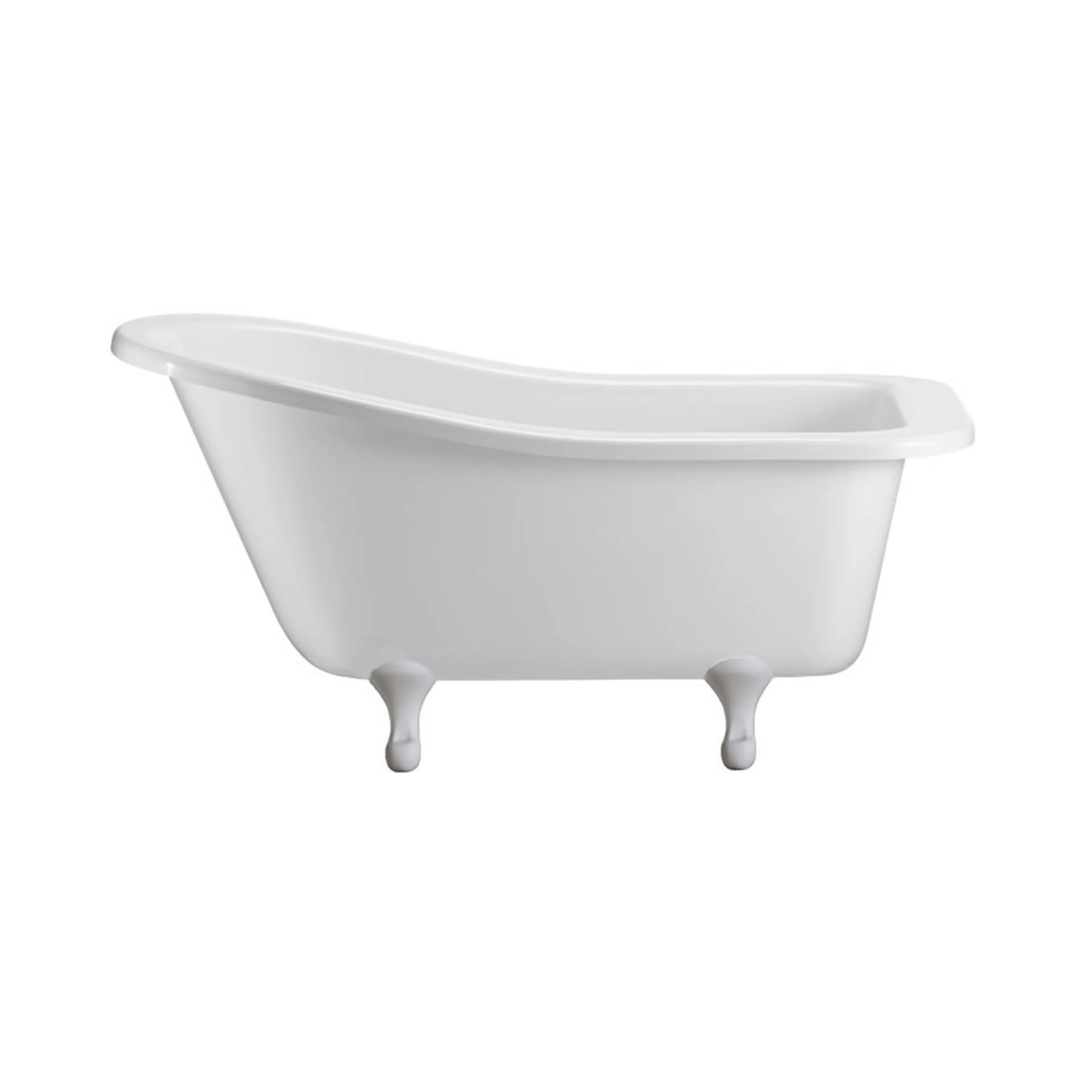 Burlington badkar Buckingham - Klassiska fötter vit Badkarsfötter: Klassisk Vit
