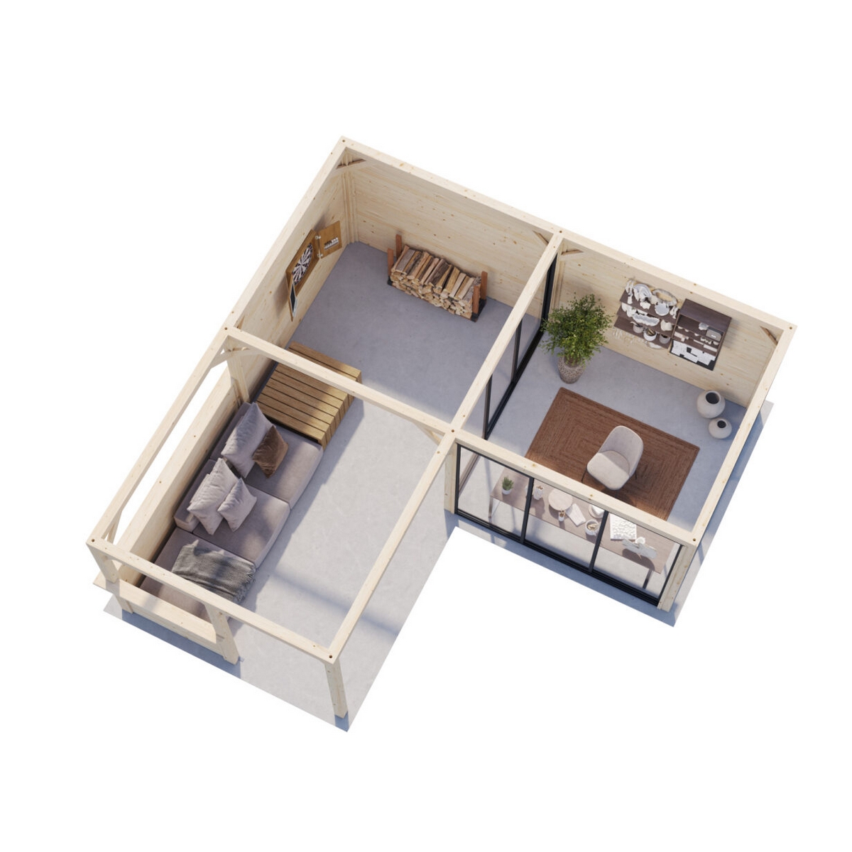 Uterum Palmako Lenna 24,9 m2 Set 410 Slide