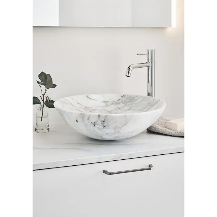Tvättställ Noro Marble med Tvättställsblandare Vogue