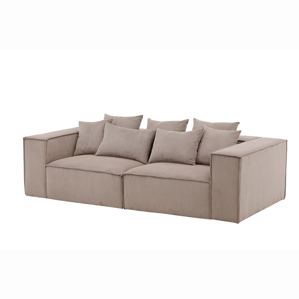 Soffa Vind Gillholmen Manchester Brun 3-Sits