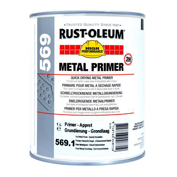 Metallgrund Snabbtorkande Rust-Oleum Röd
