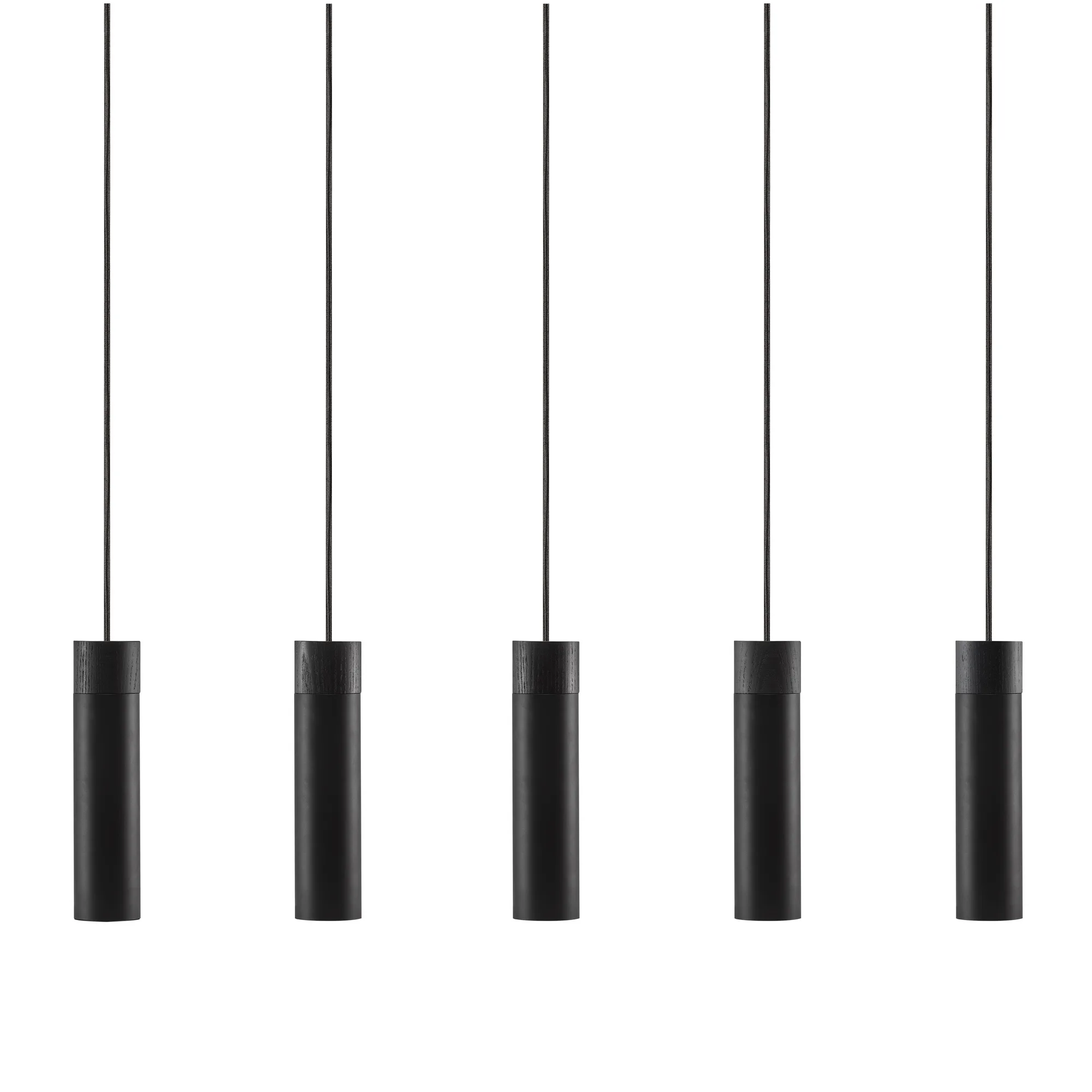 Taklampa Nordlux Tilo 5-Pendel Svart