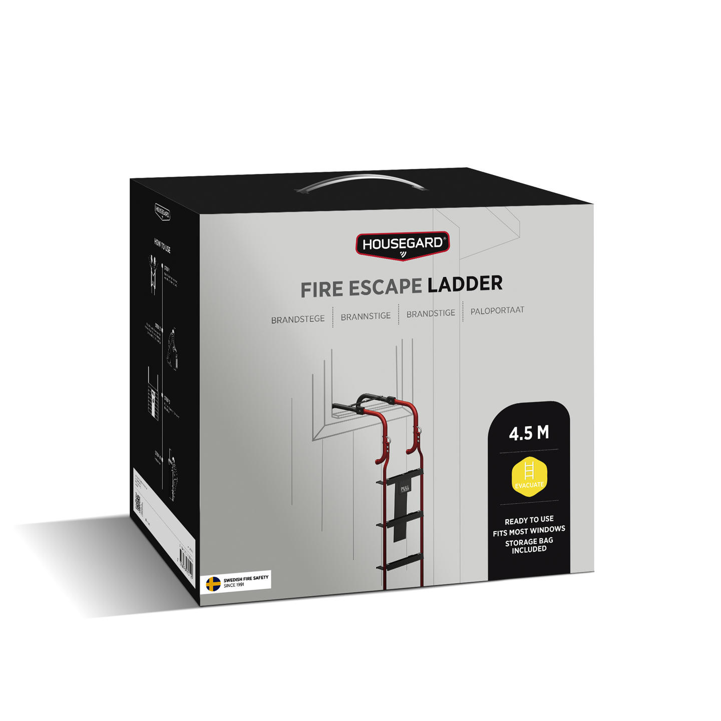 Housegard brandstege 4,5 meter, EL45A
