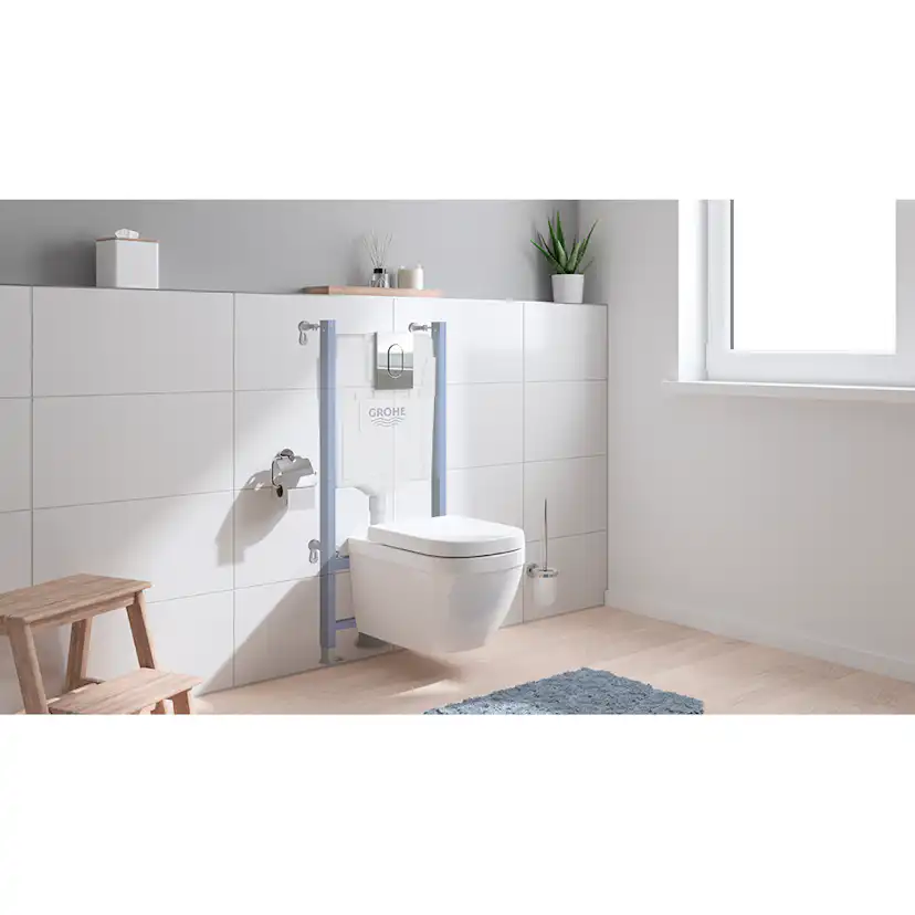 Vägghängd Toalettstol GROHE Solido Euro Ceramic 5-i-1 Komplett Vit Porslin