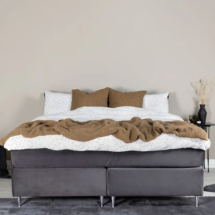 Kontinentalsäng Venture Home Furufal i Sammet