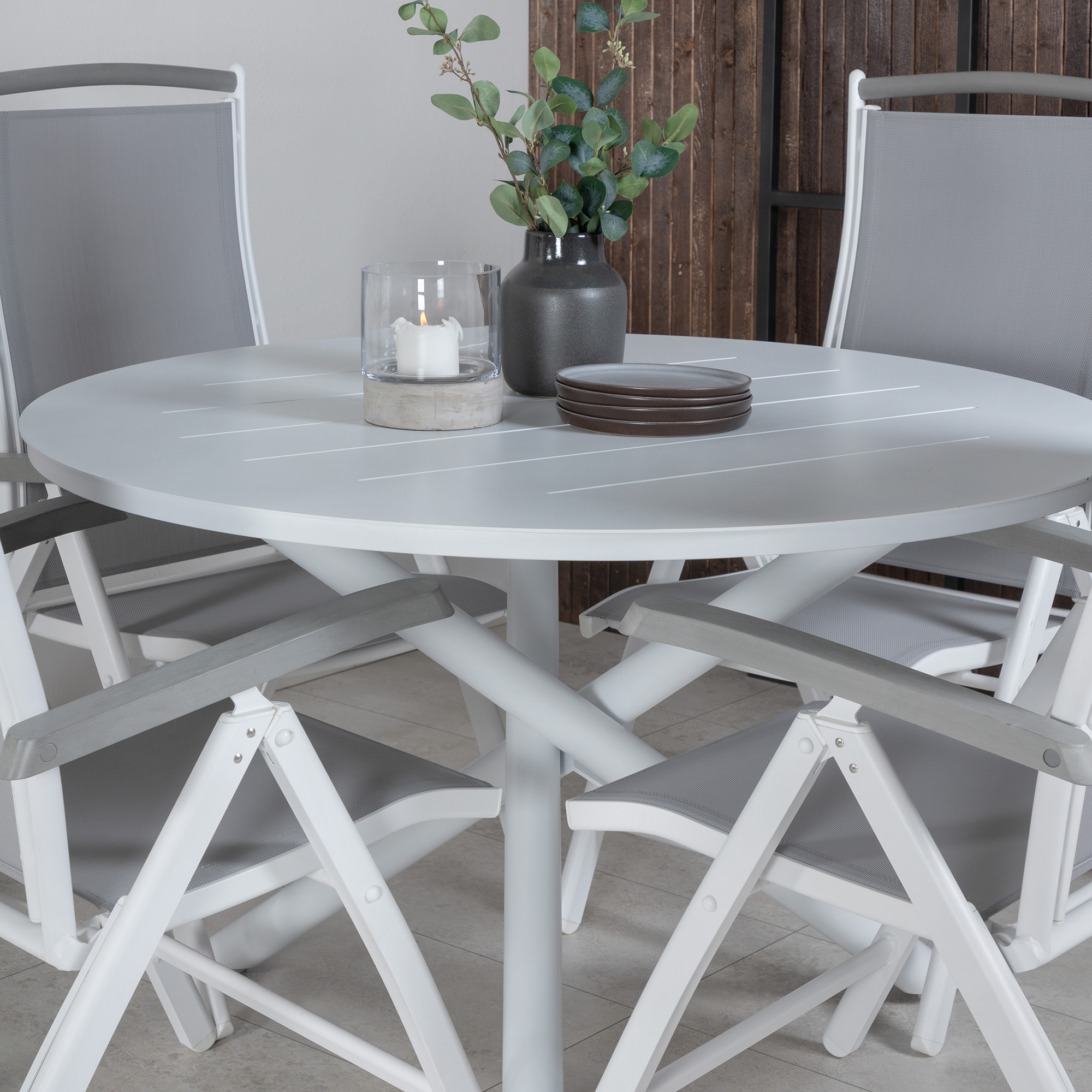Matgrupp Venture Home Ande med 4 Amme Matstolar