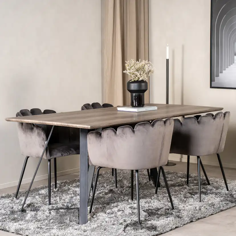 Matgrupp furniture/fashion Madde med 4 Limhamn Stolar