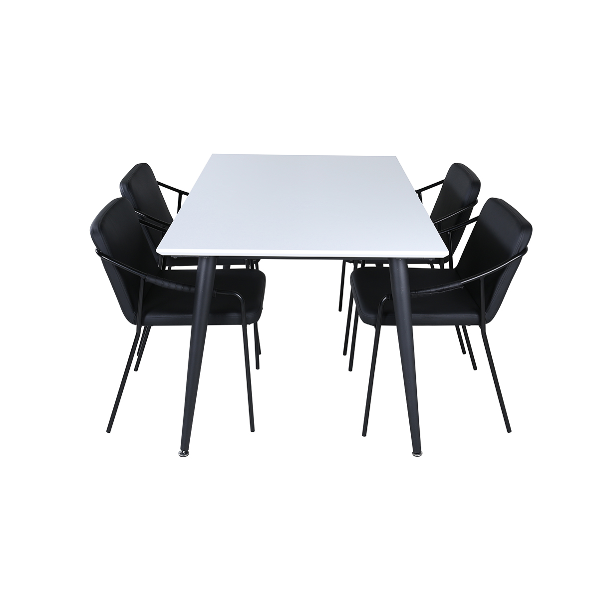 Matgrupp Venture Home Jolie med 4 Tjärö Stolar