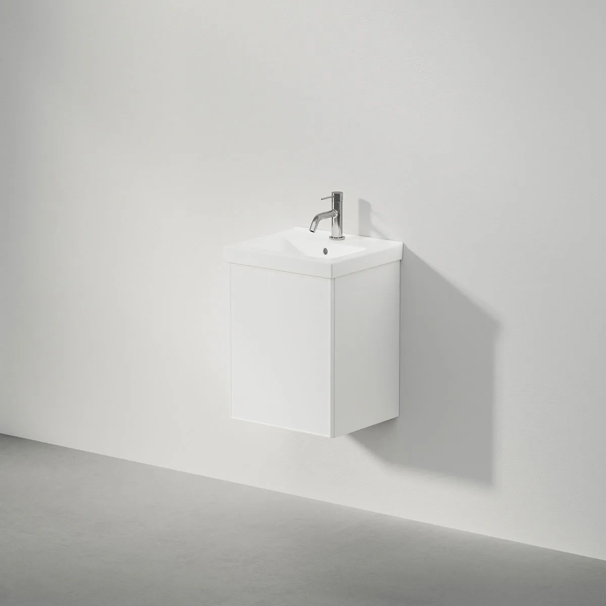 Viskan Shade 40, Premium White, 1 Lucka, Höger,390x490x345mm Premium White, Luckhängning: Höger