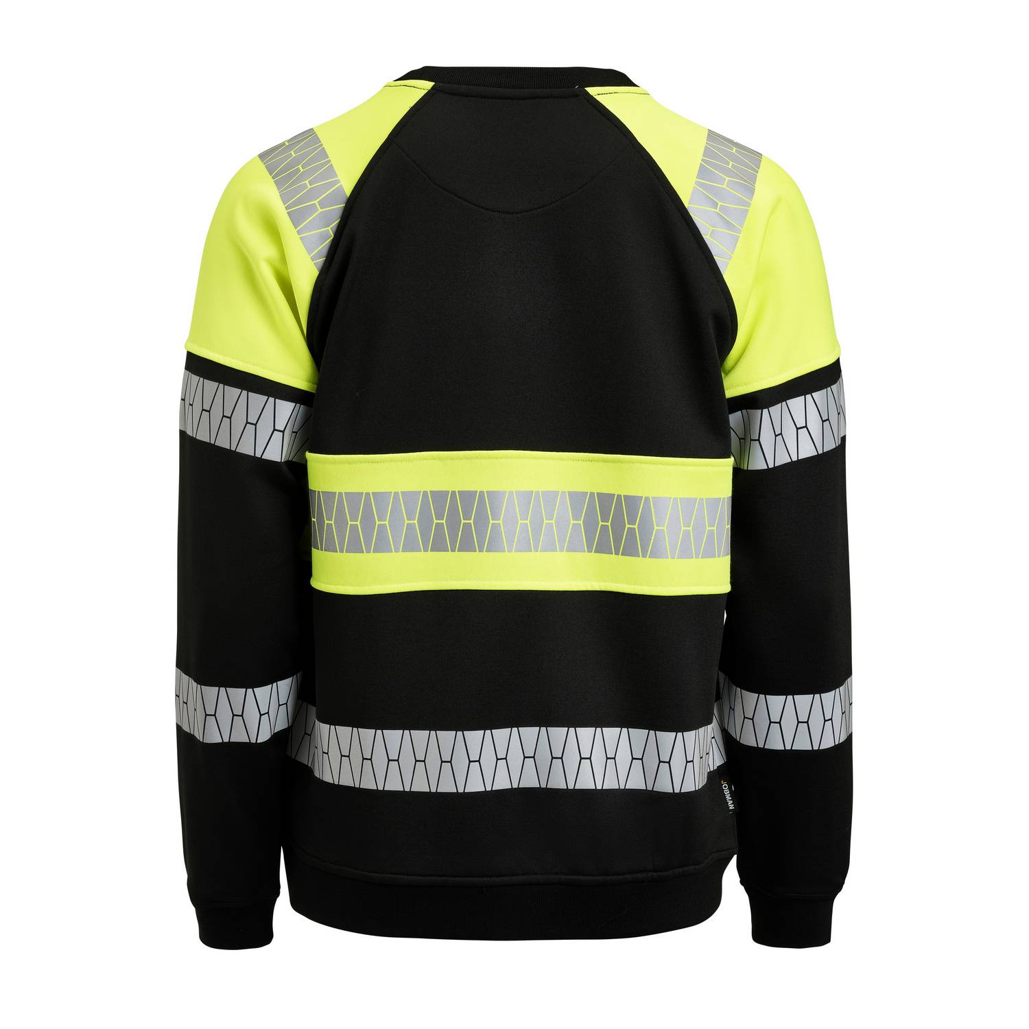 Sweatshirt Jobman Varsel Svart/Gul V