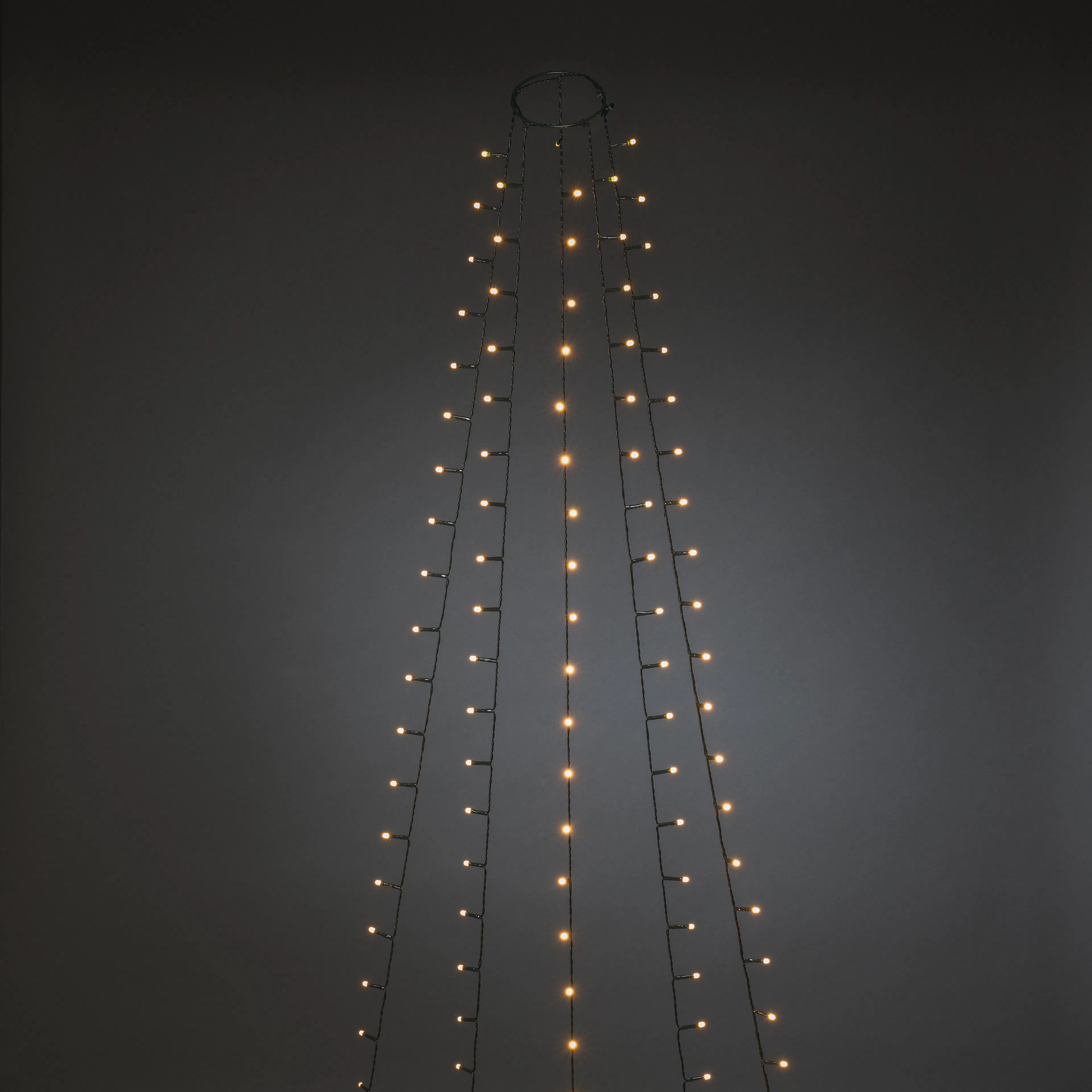 Julgransslinga 150 LED 150L, Amber/Grön