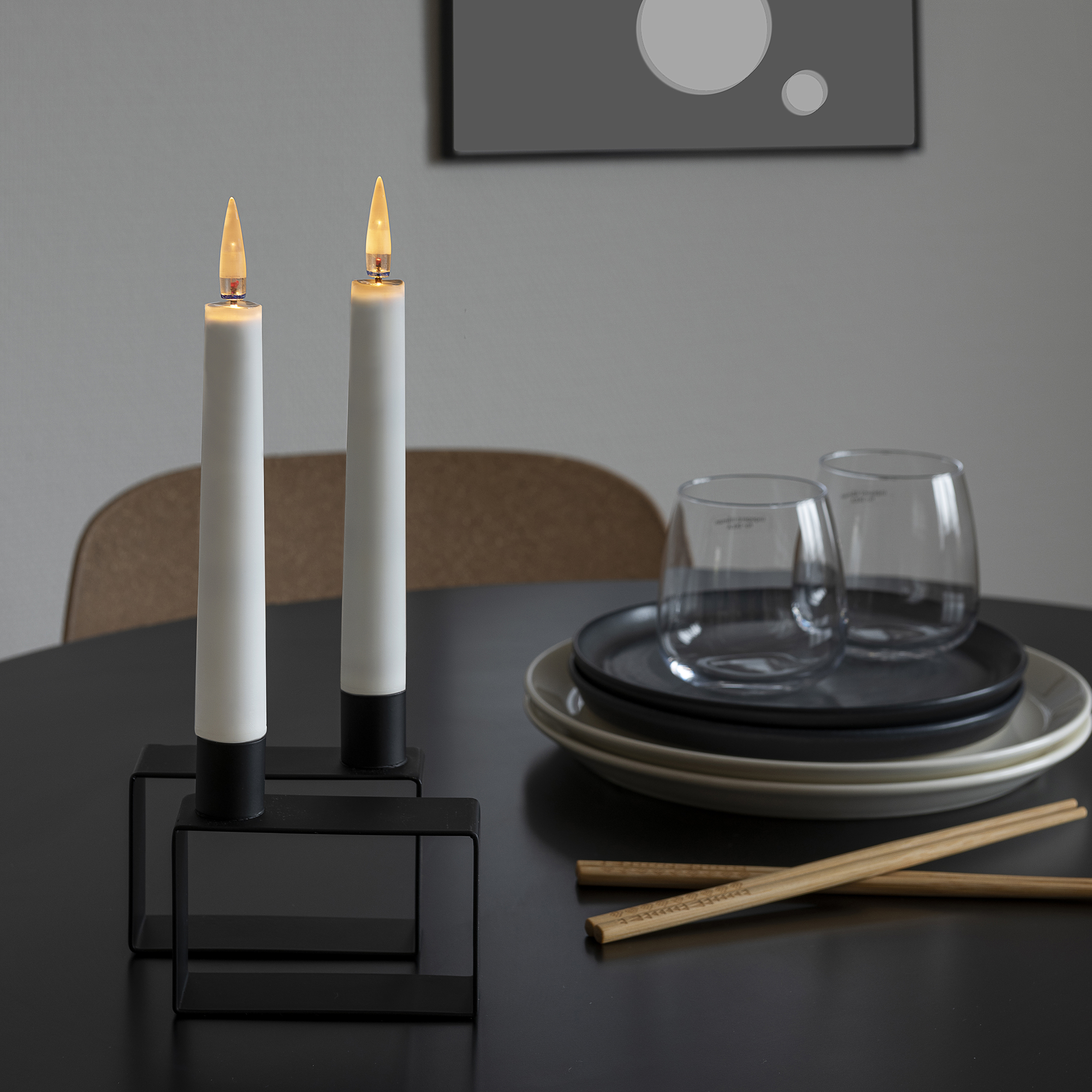 LED-ljus Gnosjö Konstsmide Varmvit 2 st