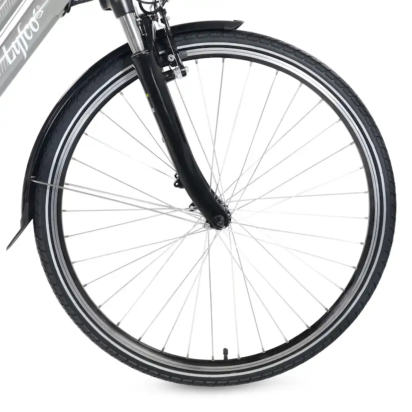Elcykel Lyfco Dam 28" - Ellen 10,4 Ah Silver