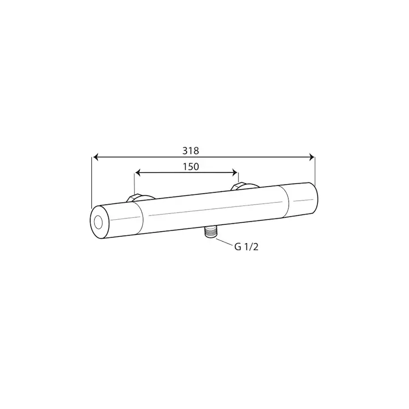 Duschblandare Hafa Pure 38