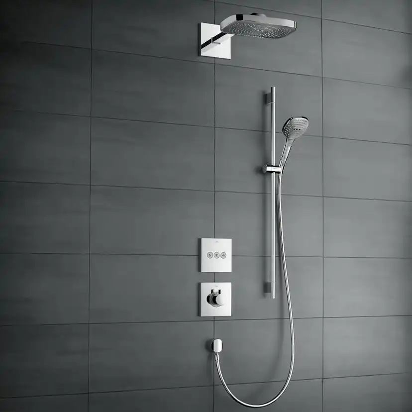 Huvuddusch Hansgrohe Raindance Select E300 3jet Vit/Krom