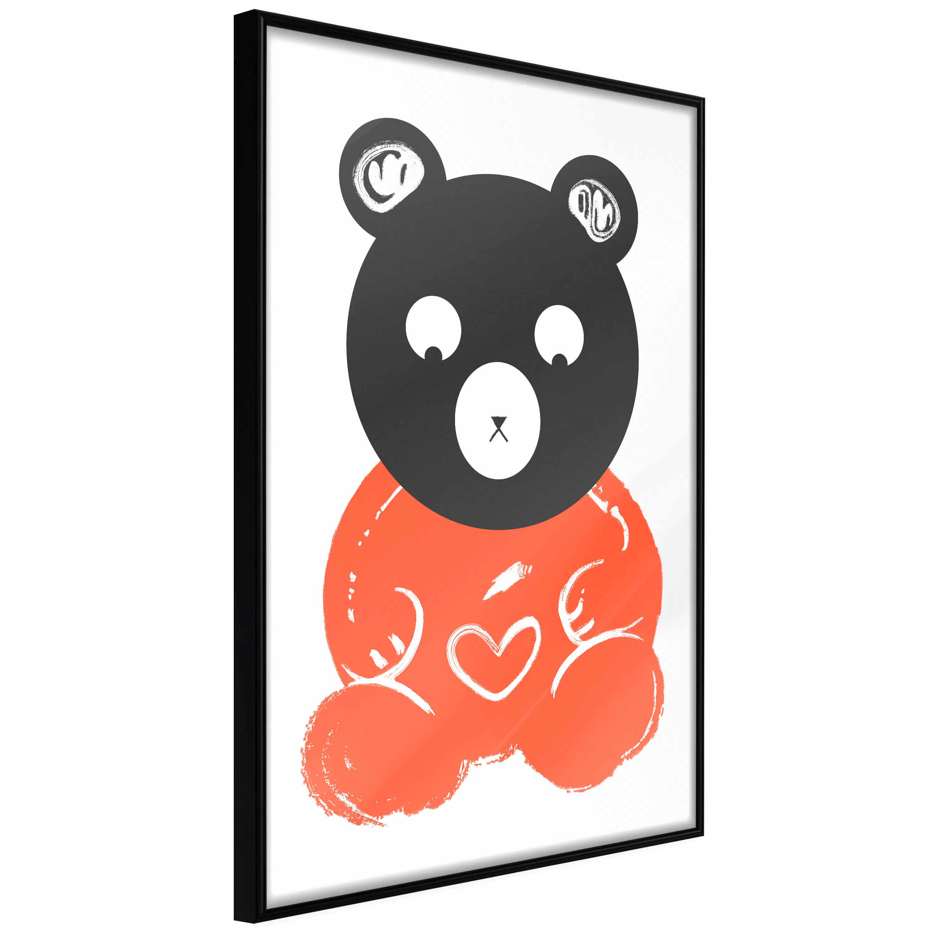 Poster Artgeist Affisch Thoughtful Bear