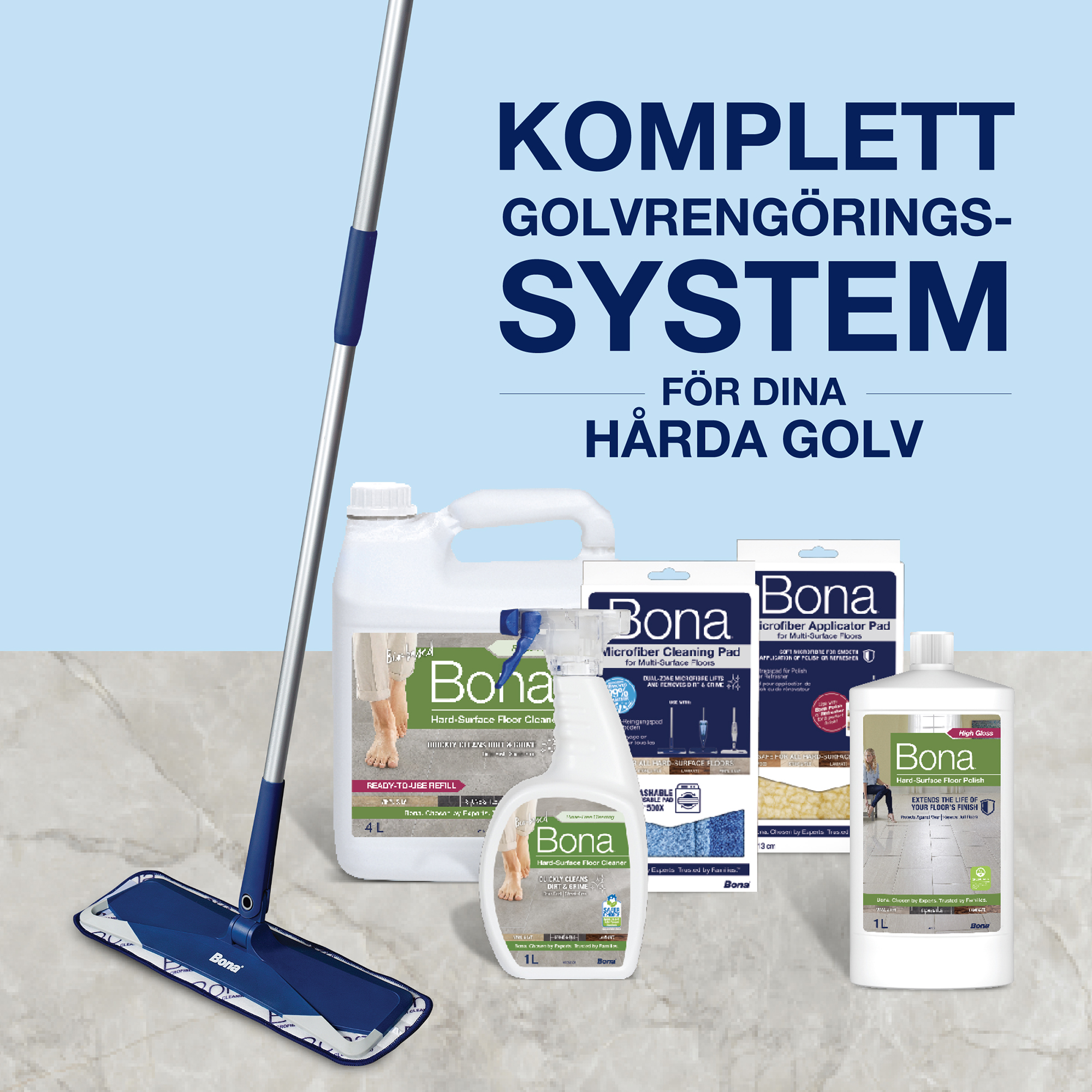 Cleaner Bona för Klinker och Laminat 4 liter