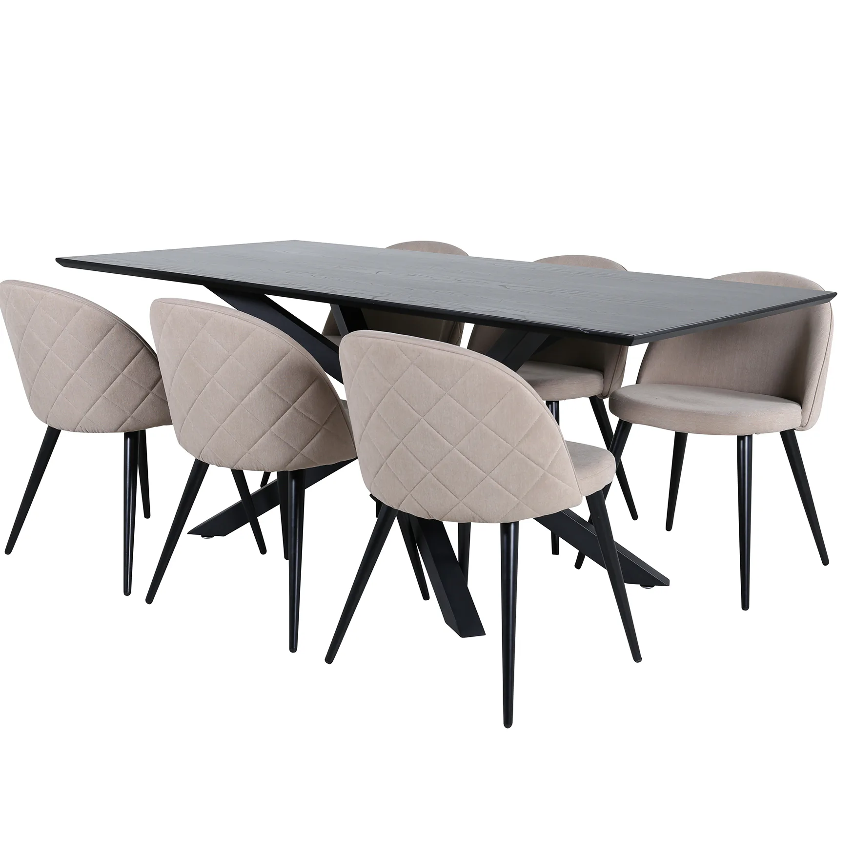 Svart/Beige/Svart