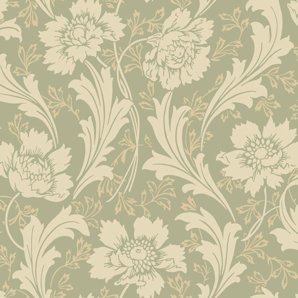 Mönstrade Tapeter Duro Villastaden Classic Paper Jugendstil