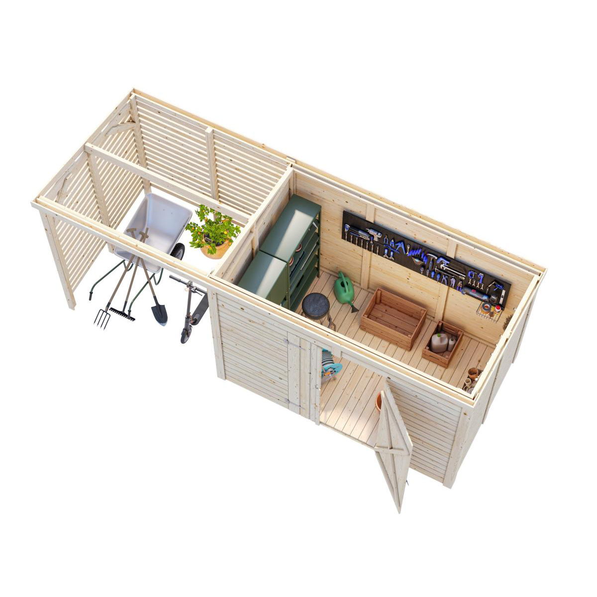Förråd Palmako Leif 7,8 m2