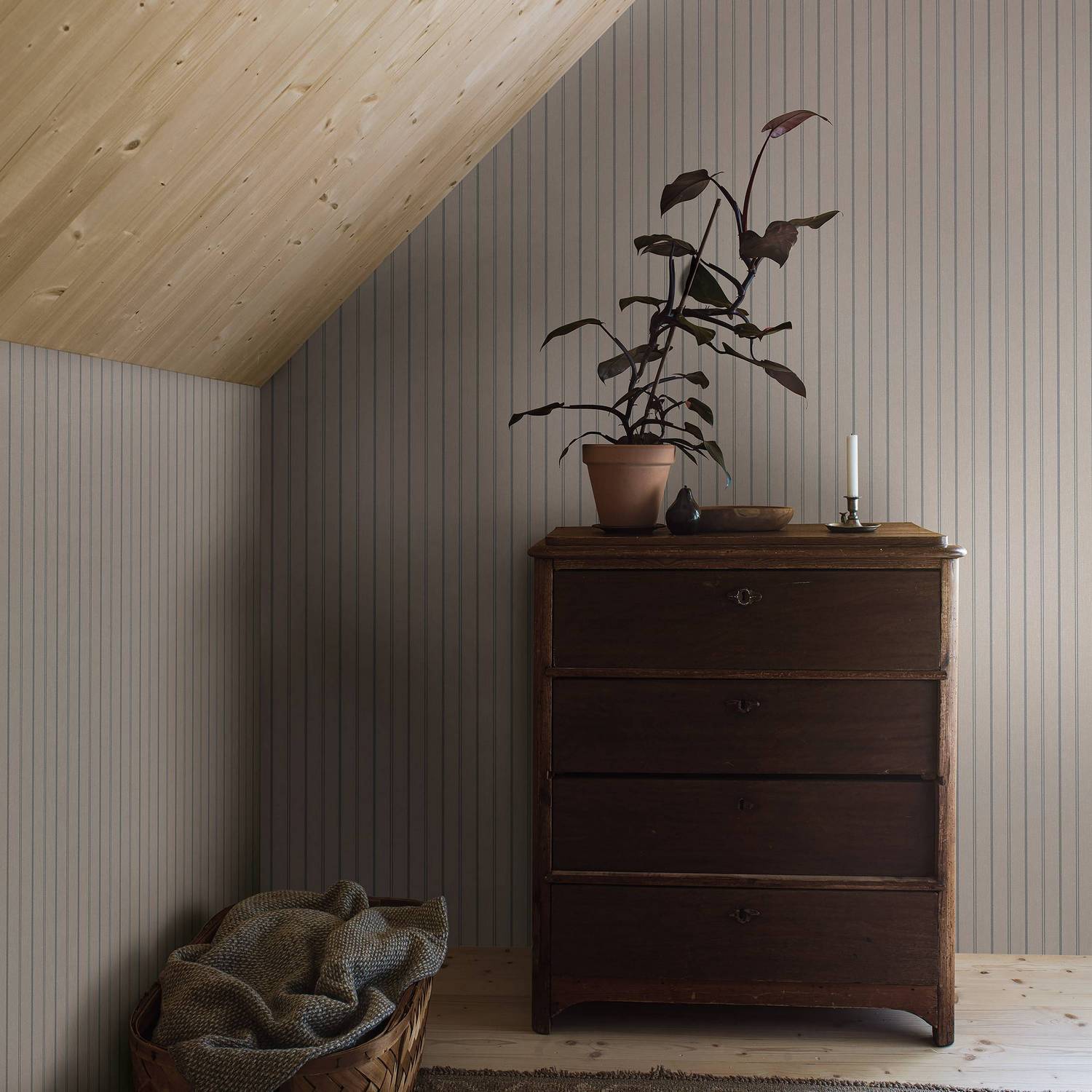 Tapet Boråstapeter Woodland Stripe 4719