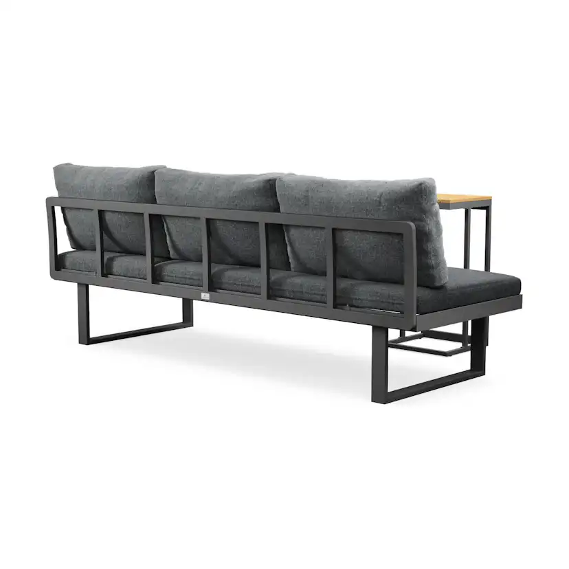 Utesoffa deNoord Samira Fällbar Utesoffa med soffbord - Solsäng i aluminium