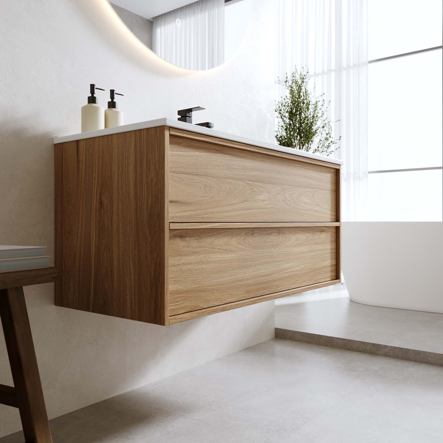 Tvättställsskåp Bathlife Charm med Tvättställ