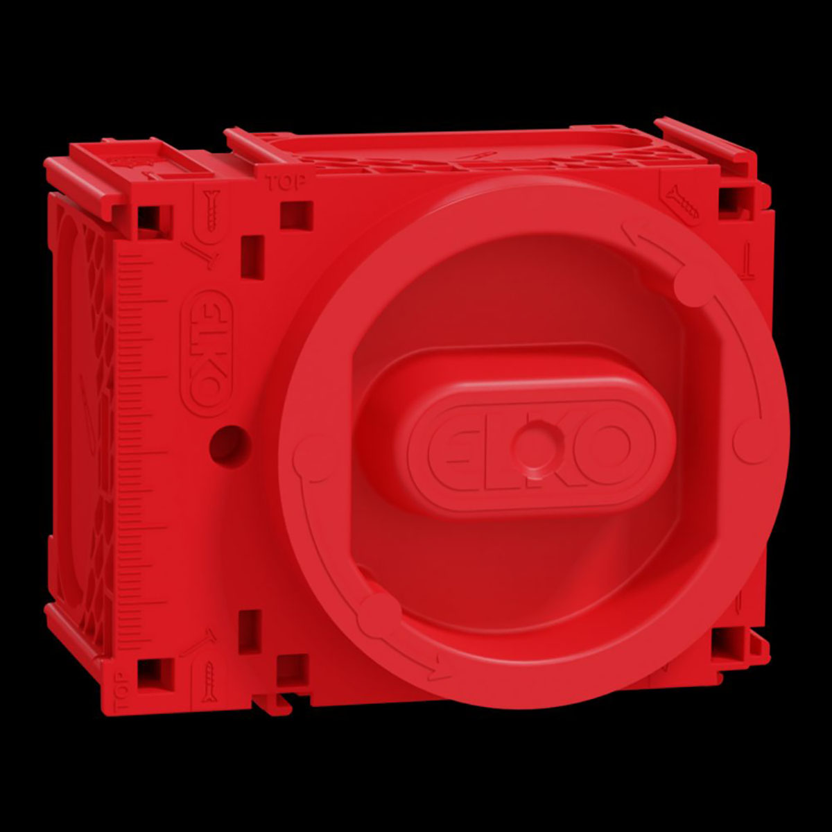 Apparatdosa Elko Flexi+ Infälld Låg för Elinstallationer