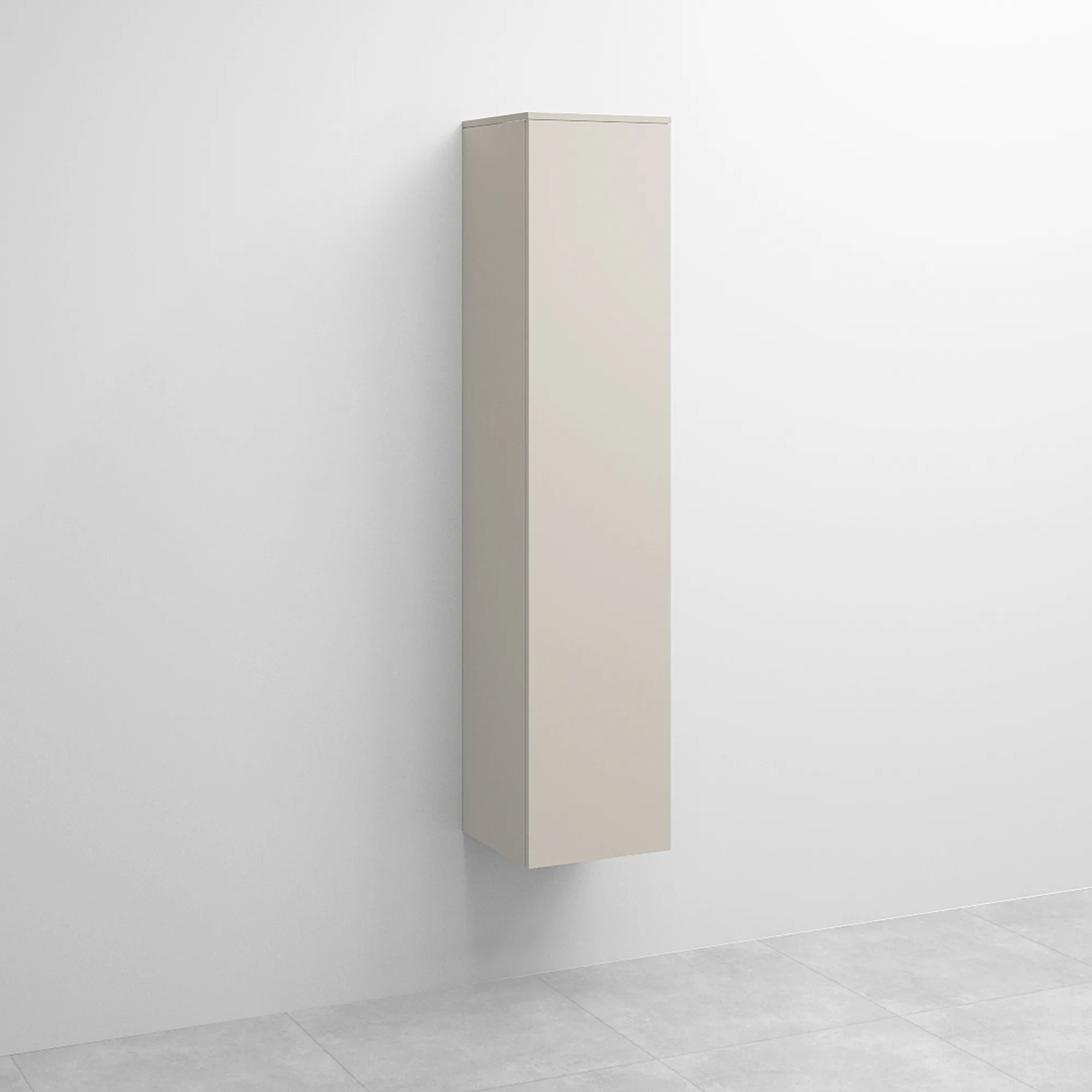 Crown Högskåp 350x350x1600 Beige Plain Låda Bredd: 350 mm, Beige, Med Lådor