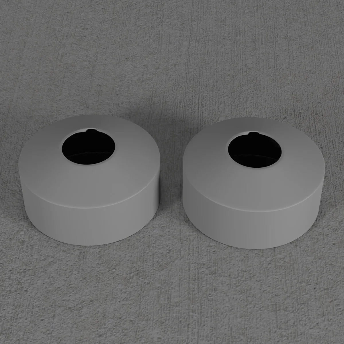 Täckbricka Scandtap Steel Pleasure Cover 33 mm á 2 st