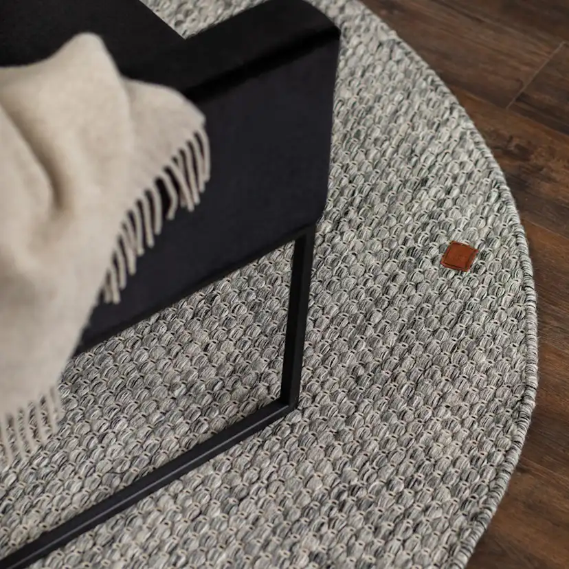 Handvävd Matta KM Carpets Torekov Rund Ull