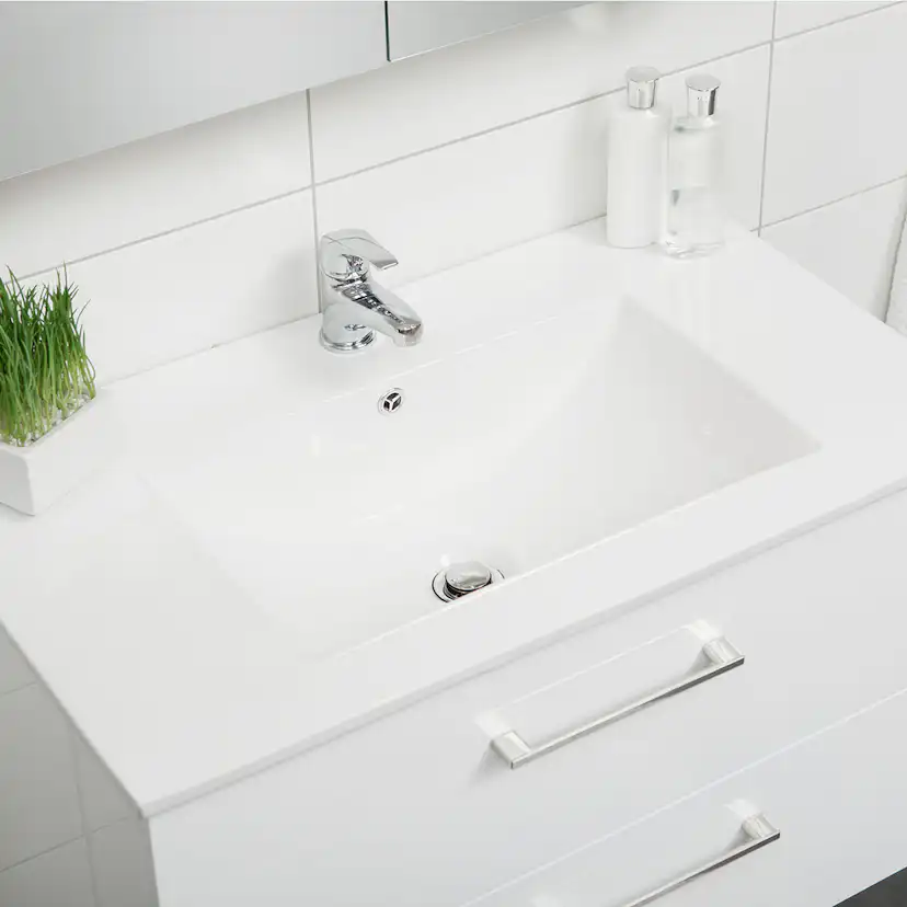 Tvättställsskåp 4AQUA Slim H Med 2 Lådor