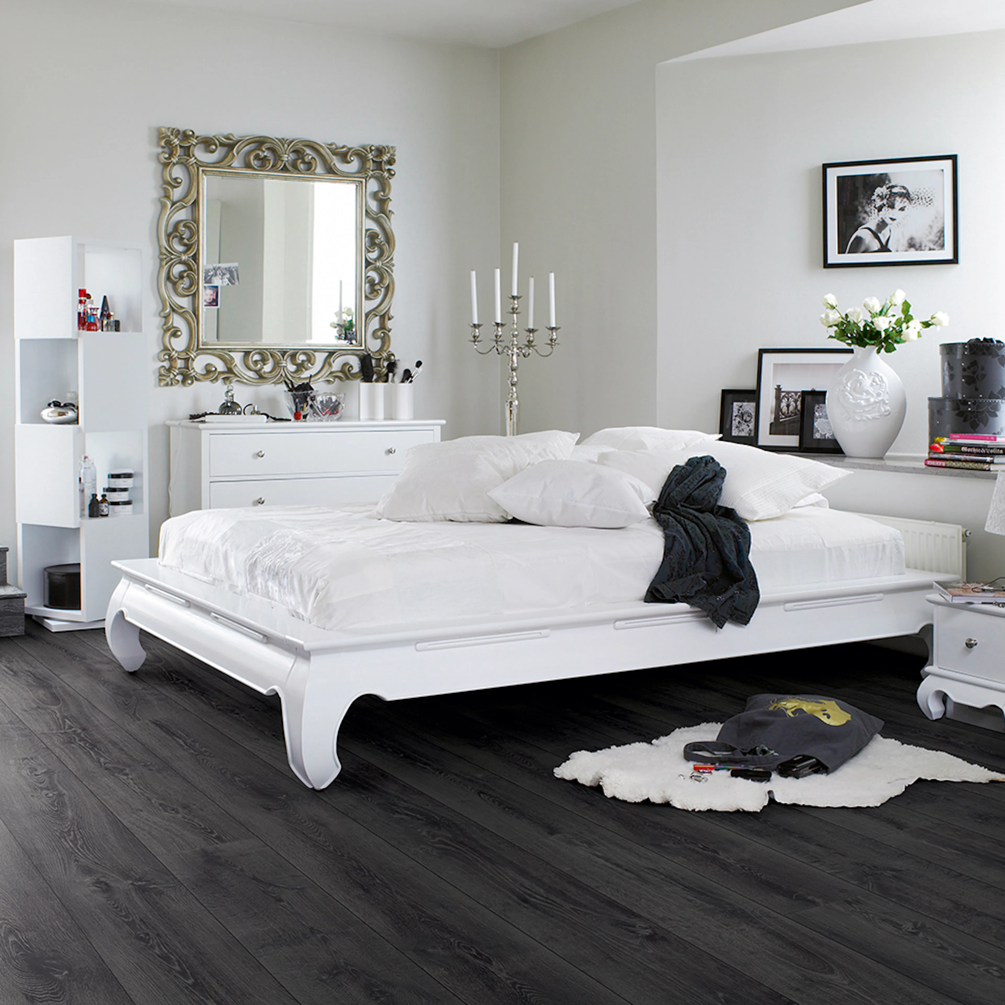 Laminatgolv Pergo Long Plank 4V Midnight Oak1-Stav