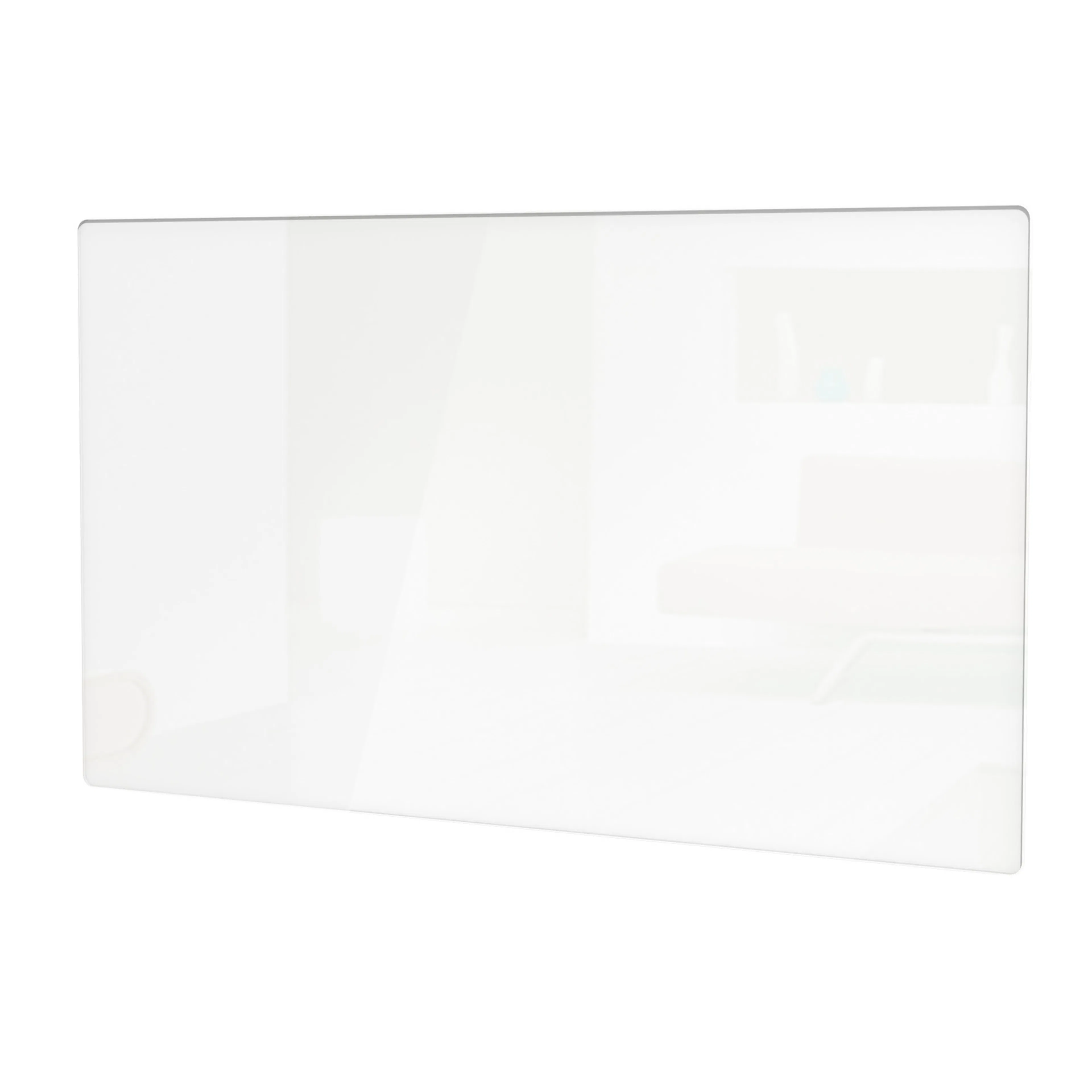 Glasfront vit H40 1000W B: 725 mm, H: 400 mm, Vit