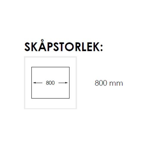 Infälld Diskho Nordic Tech Safir 80 K B Rostfri Dubbel med Korgventil & Vattenlås