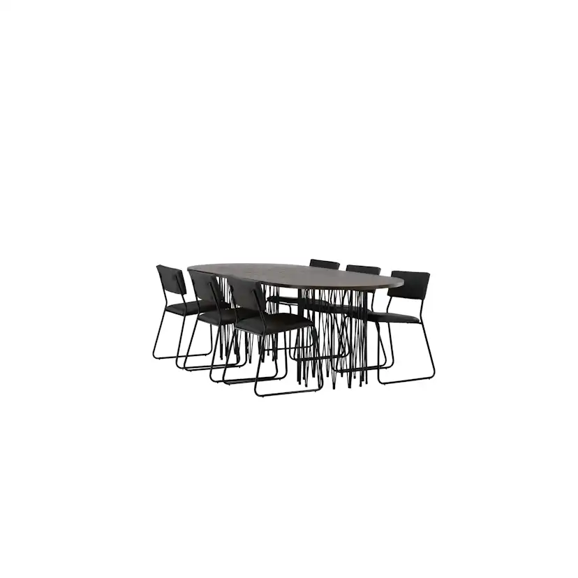 Matgrupp furniture/fashion Stone med 6 Kenth Stolar