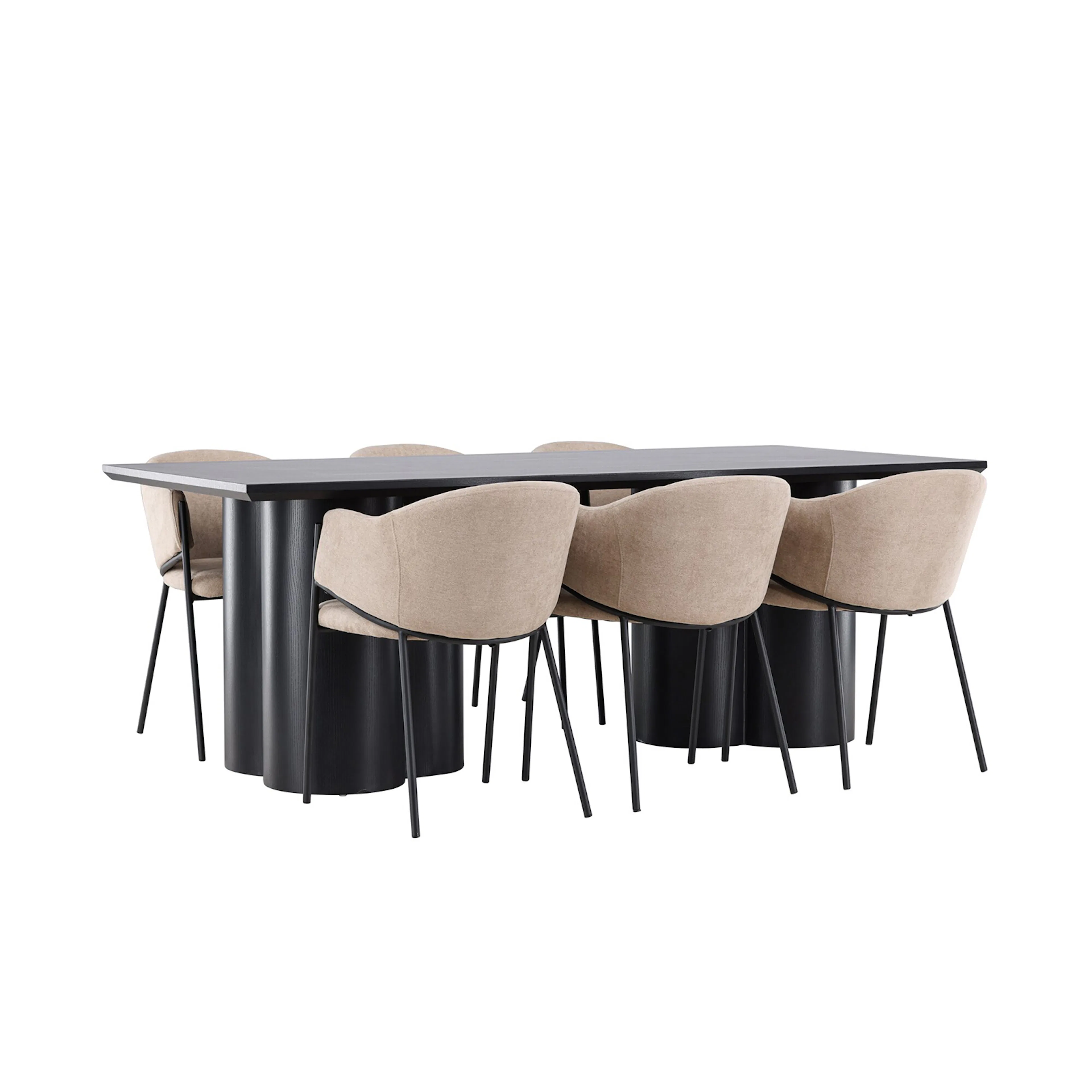 Svart/Beige