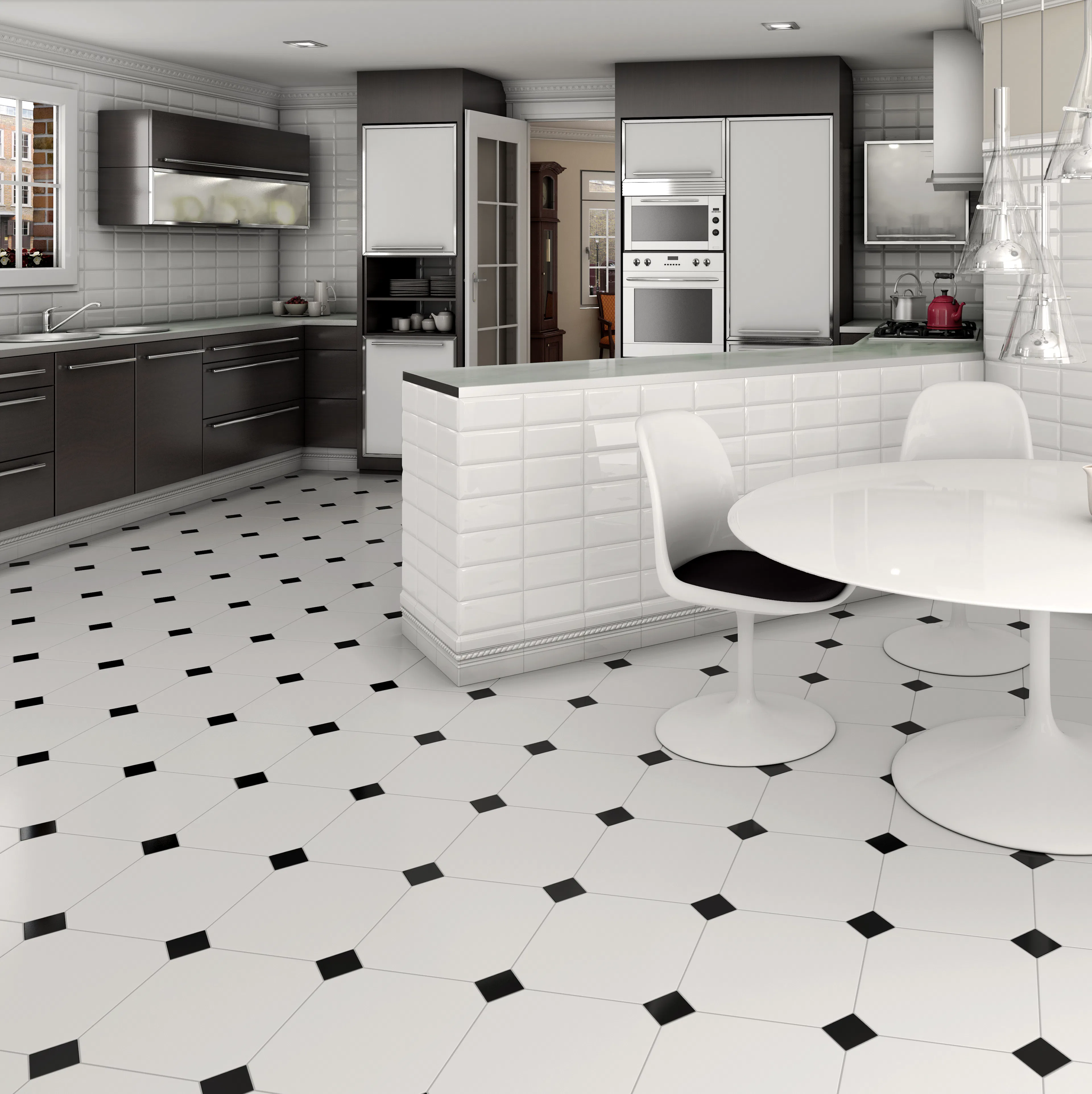 Klinker Tenfors Octogono Cabaret Nacar 20x20 cm