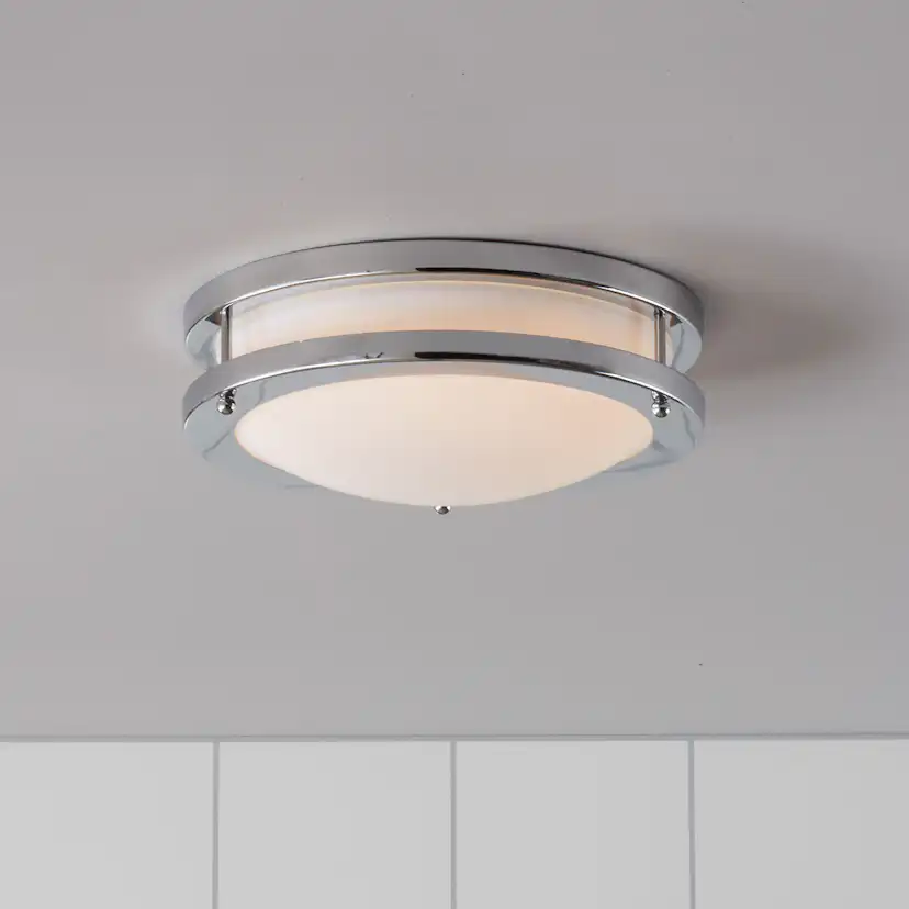 Plafond Markslöjd Täby LED Badrumslampa Tak Krom