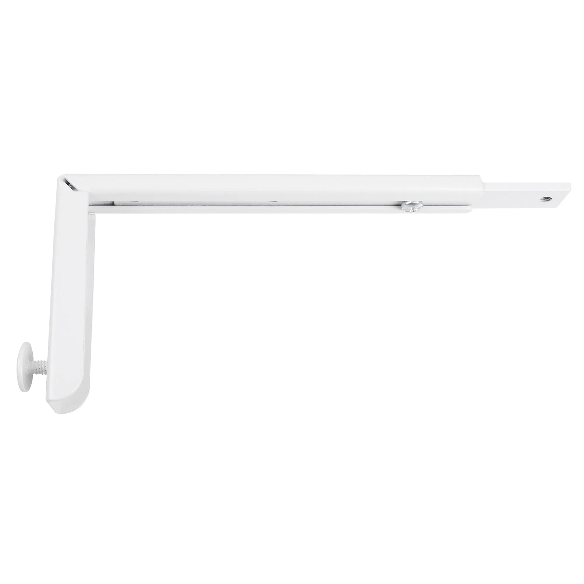 Gardintillbehör Kirsch Förstärkt Vinkel Elite-Skena Stöd Vit 20-30cm