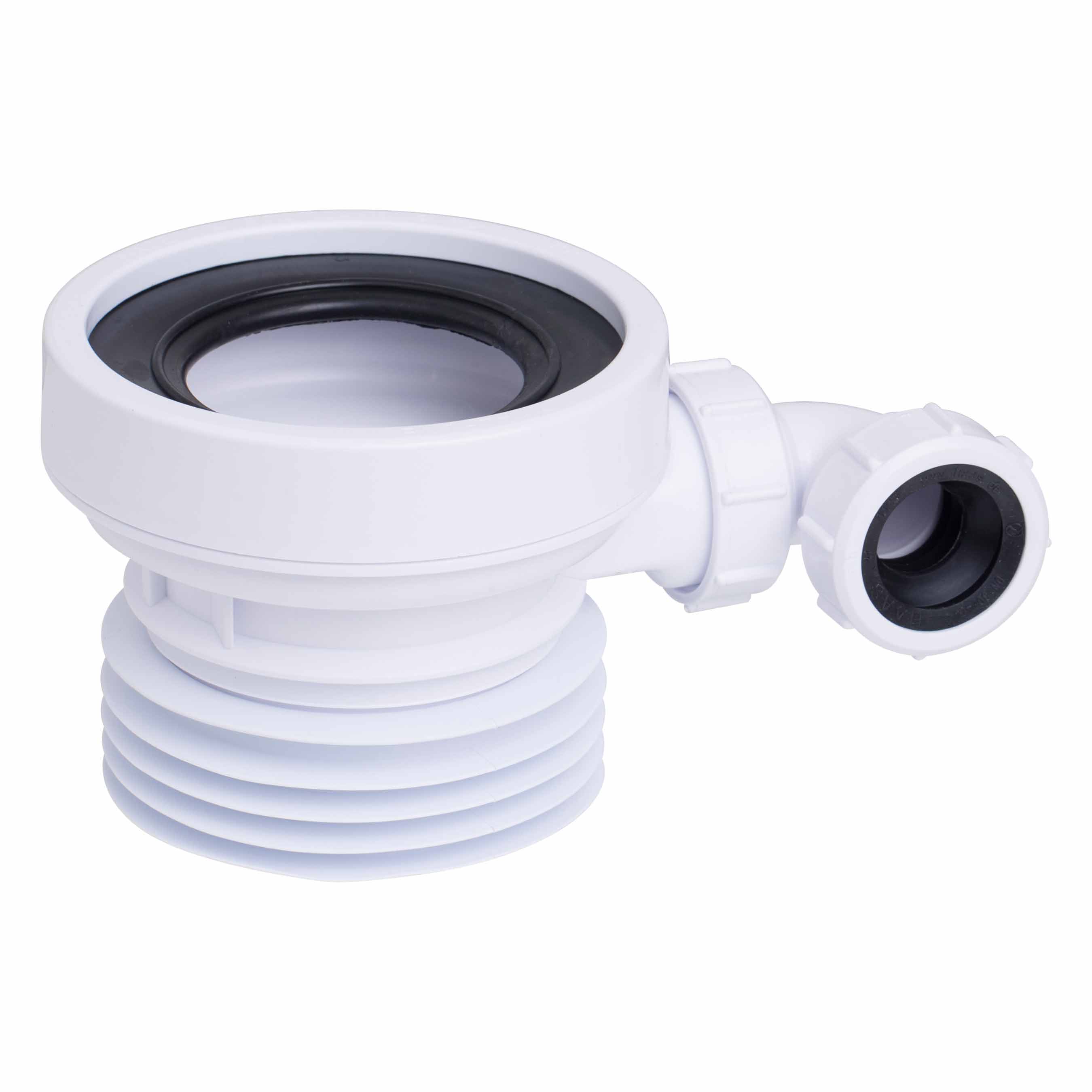 Snålspolande Toalettstol Wostman EcoFlush 1 L med WC-stos