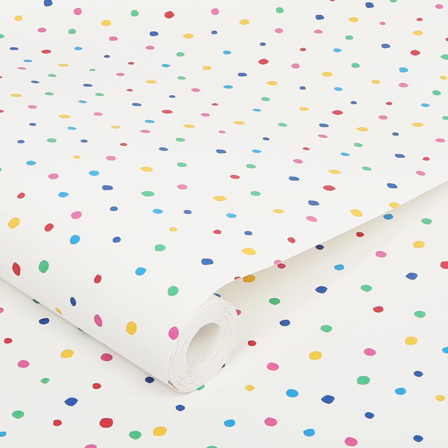Tapet Joules Lynx Multi Spot White/ Rainbow
