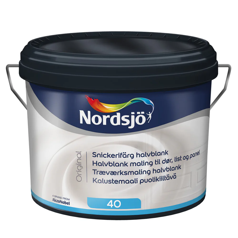 Snickerifärg Nordsjö Original Vit Halvblank