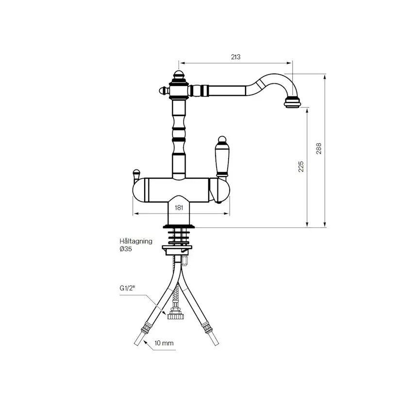 Köksblandare Tapwell Classic FME 184