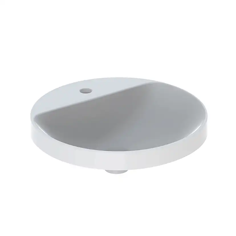 Tvättställ Geberit Variform 480 mm Infälld Runt Kanthylla