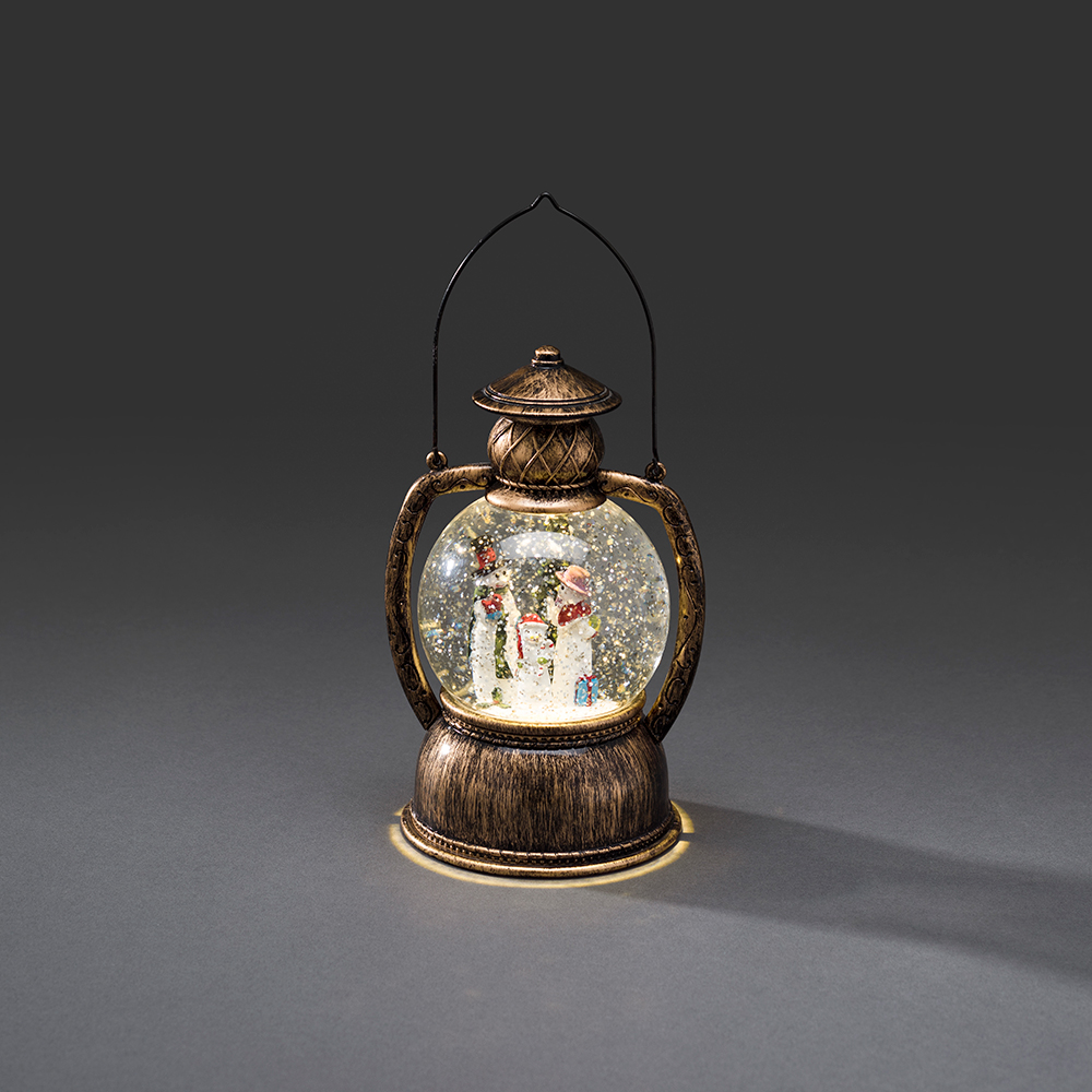 Lykta Gnosjö Konstsmide Rund Vattenfylld Snögubbe