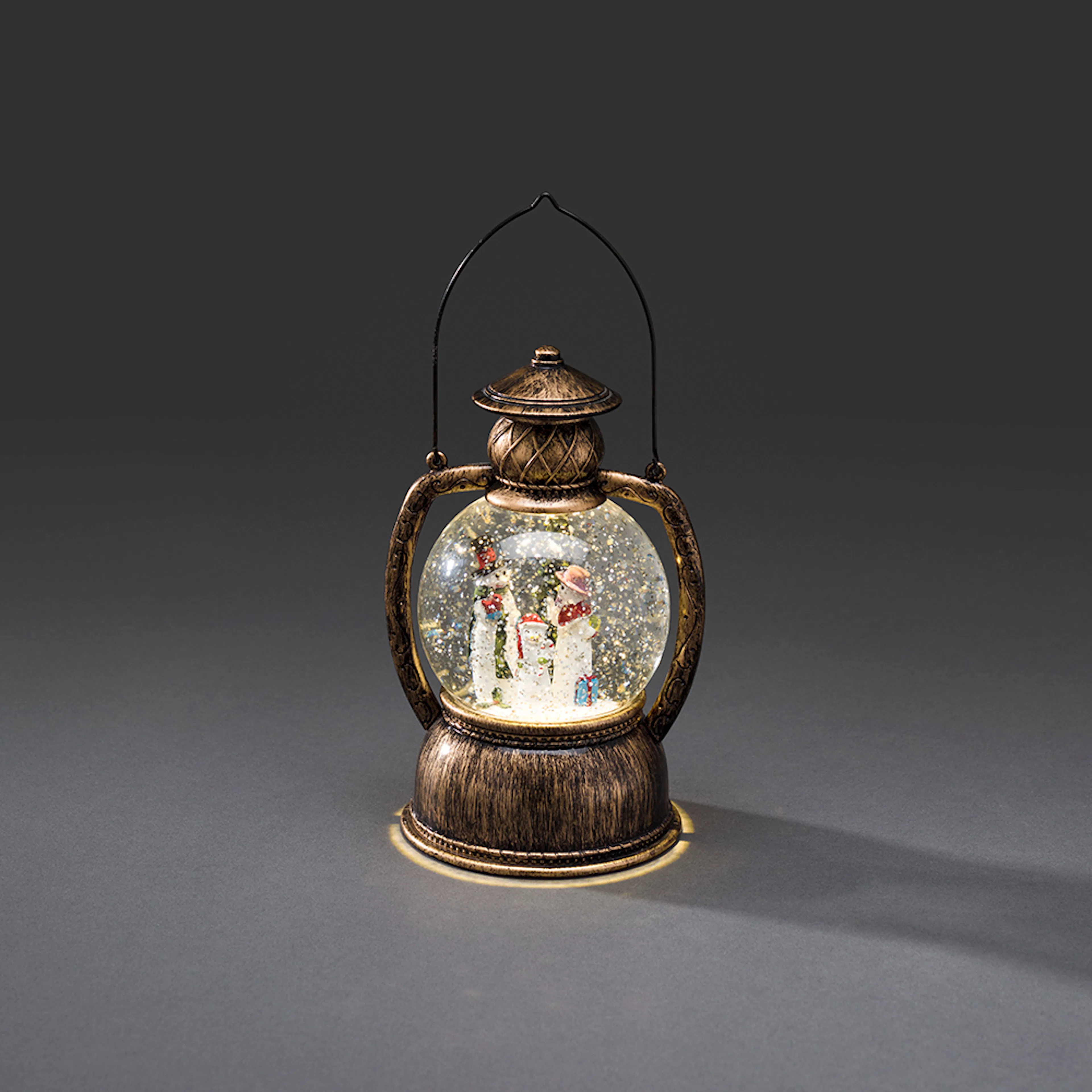 Lykta Gnosjö Konstsmide Rund Vattenfylld Snögubbe