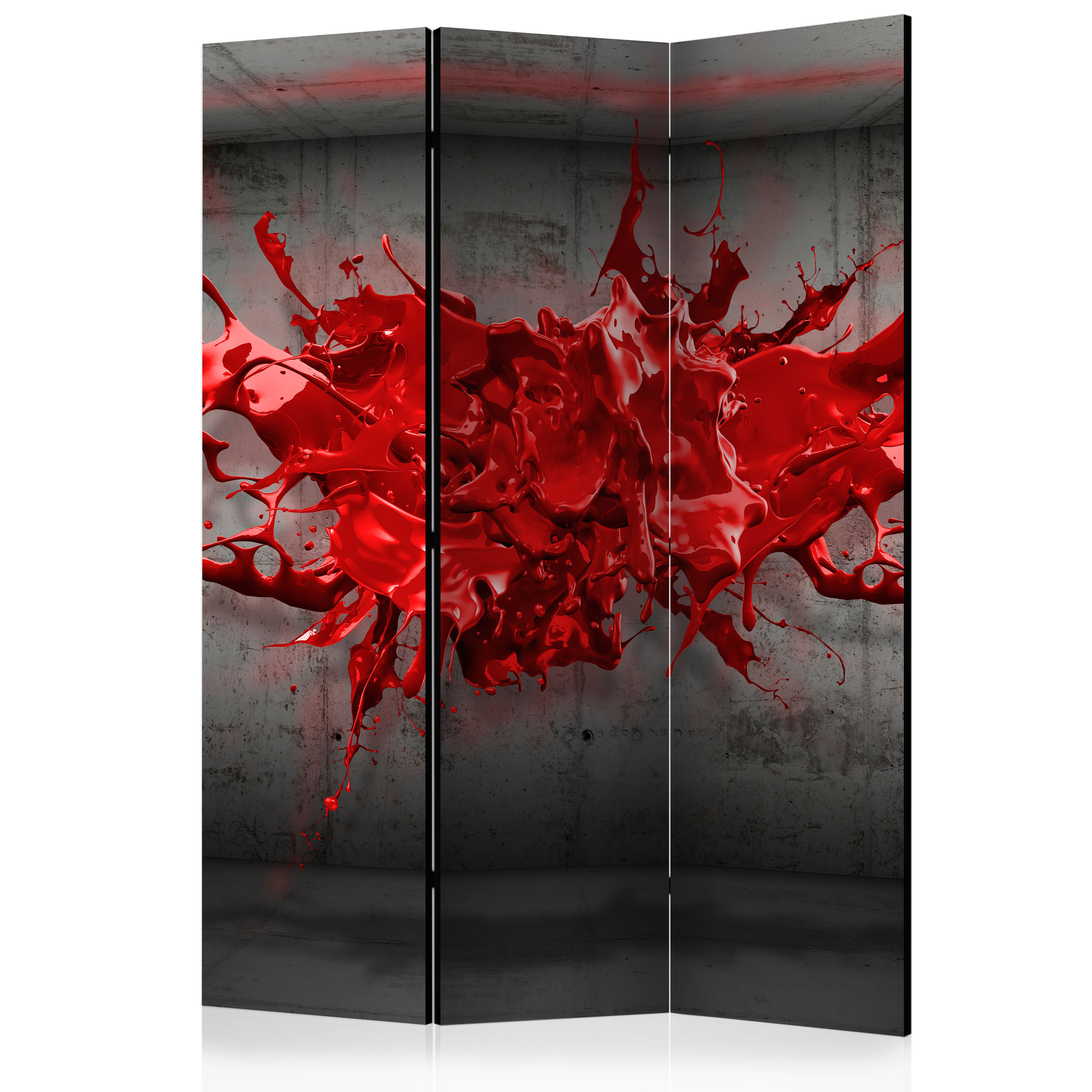 Rumsavdelare Arkiio Red Ink Blot 135x172 cm