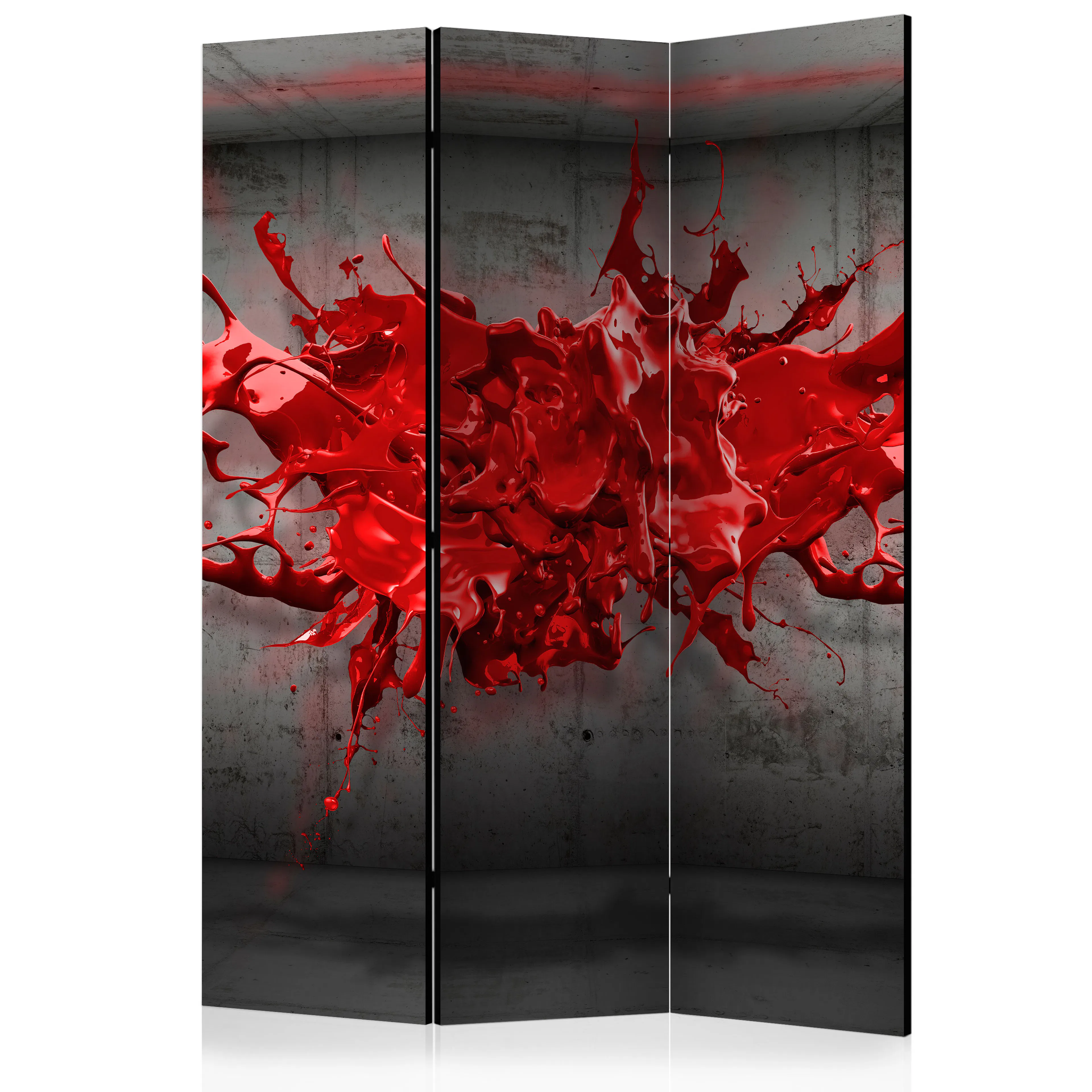 Rumsavdelare Arkiio Red Ink Blot 135x172 cm