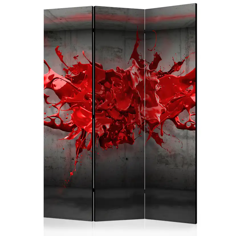Rumsavdelare Arkiio Red Ink Blot 135x172 cm